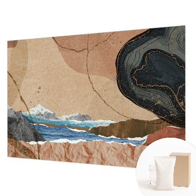 Fototapet la comandă pentru living Podul Albastru