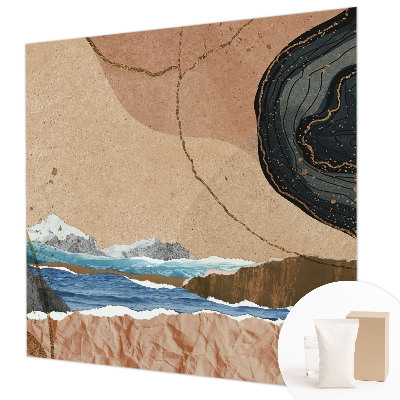 Fototapet la comandă pentru living Podul Albastru