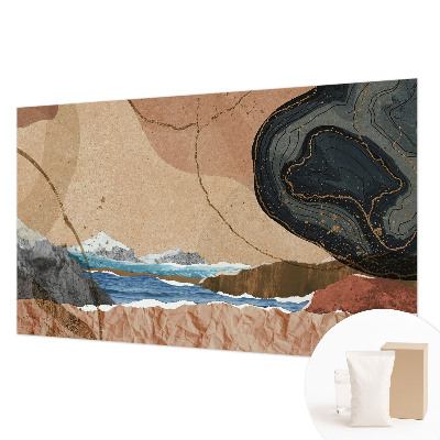 Fototapet la comandă pentru living Podul Albastru