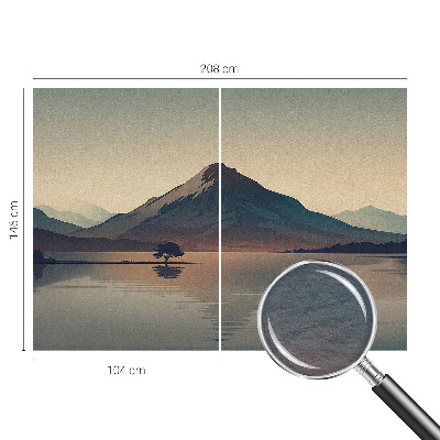 Tapet foto pe vlies Peisaj de iarnă