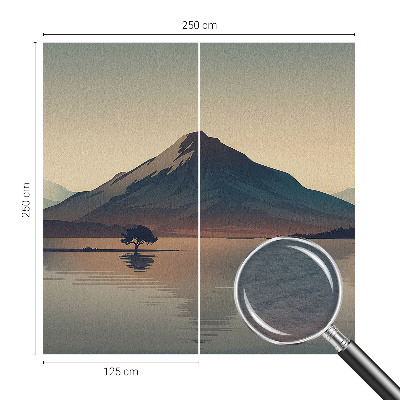 Tapet foto pe vlies Peisaj de iarnă