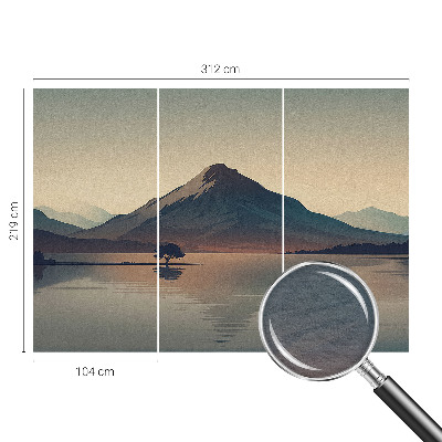 Tapet foto pe vlies Peisaj de iarnă