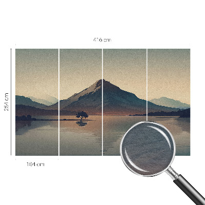 Tapet foto pe vlies Peisaj de iarnă