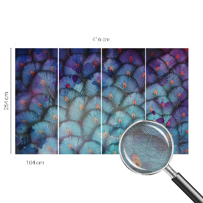 Fototapet modern pentru living Coroană florală