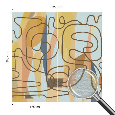 Fototapet modern la comandă Fluturi colorați