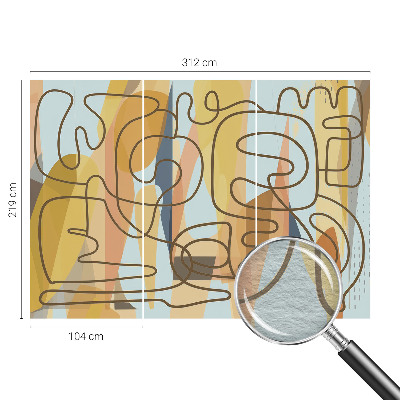 Fototapet modern la comandă Fluturi colorați