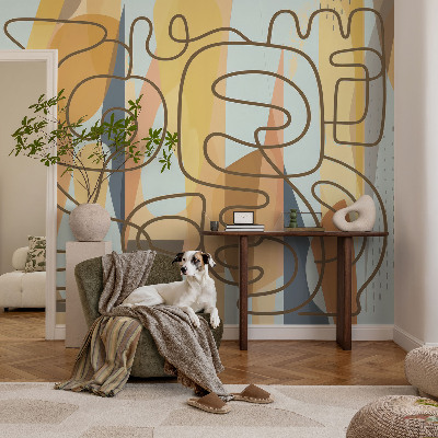 Fototapet modern la comandă Fluturi colorați