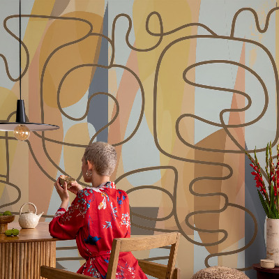 Fototapet modern la comandă Fluturi colorați