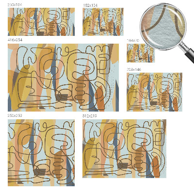 Fototapet modern la comandă Fluturi colorați