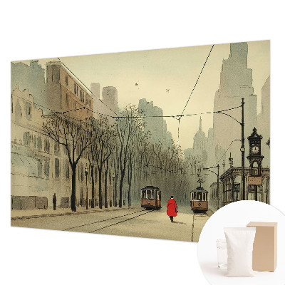 Fototapet modern pentru living cu un peisaj marin