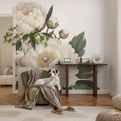 Fototapet la comandă pentru living Iriși delicați