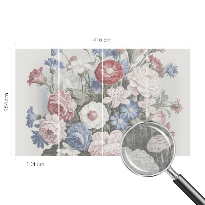 Fototapet la comandă pentru dormitor Un sat liniștit