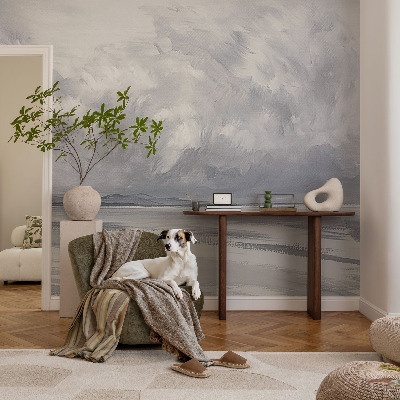 Fototapet pentru dormitor Flori abstracte