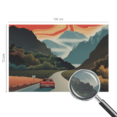 Fototapet la comandă pentru dormitor Ilustrație arbore