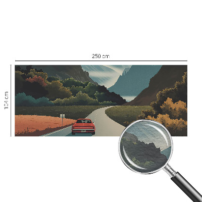 Fototapet la comandă pentru dormitor Ilustrație arbore