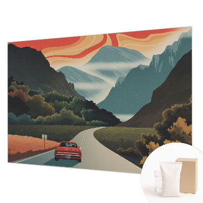 Fototapet la comandă pentru dormitor Ilustrație arbore