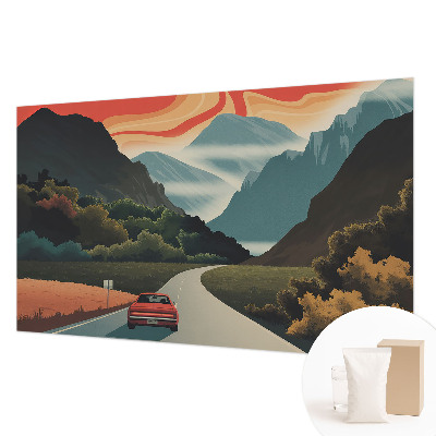 Fototapet la comandă pentru dormitor Ilustrație arbore