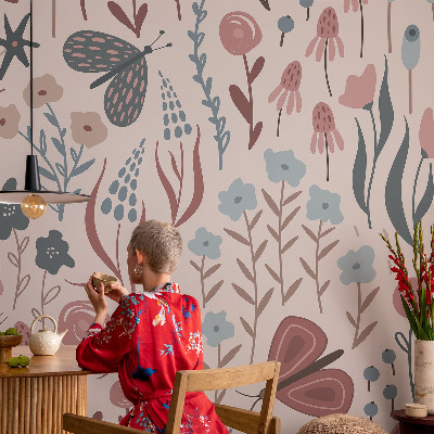 Fototapet pentru living Creion taur