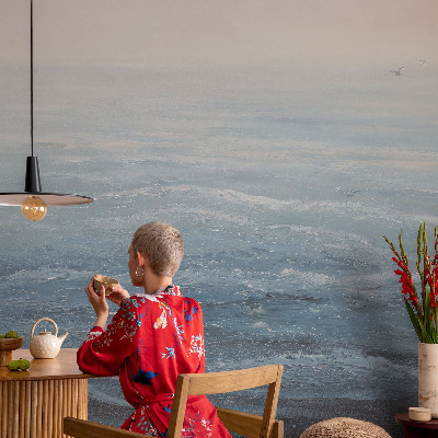 Fototapet la comandă pentru dormitor Copac de flacără