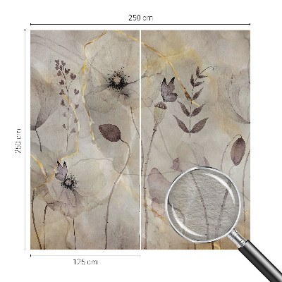 Fototapet pentru dormitor Litere decorative