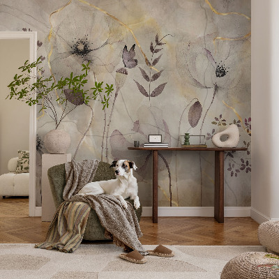 Fototapet pentru dormitor Litere decorative