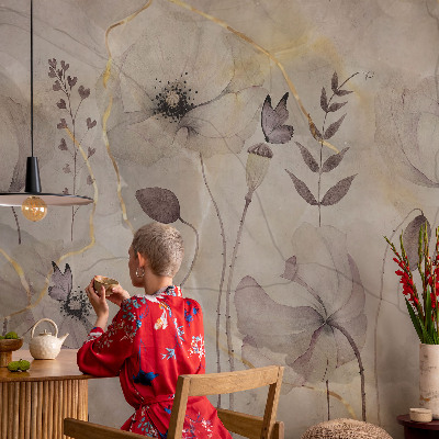 Fototapet pentru dormitor Litere decorative