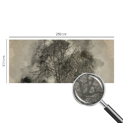 Fototapet vlies pentru living Peisaj de iarnă