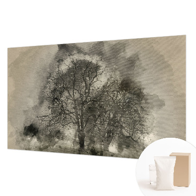 Fototapet vlies pentru living Peisaj de iarnă