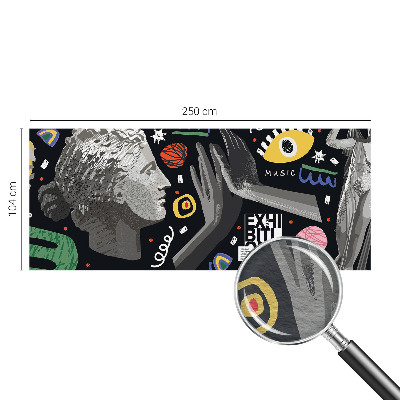 Fototapet vlies pentru copii Floarea-soarelui nostalgică