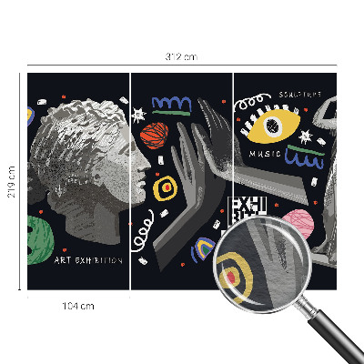 Fototapet vlies pentru copii Floarea-soarelui nostalgică