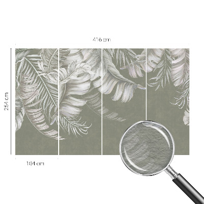 Fototapet la comandă pentru living Pere în acuarelă