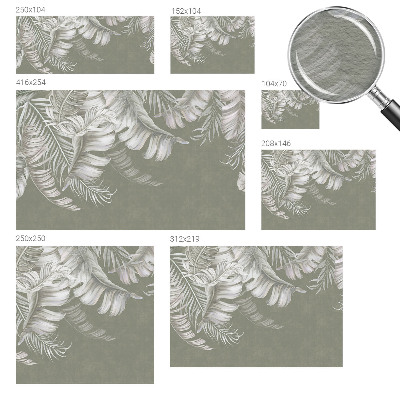 Fototapet la comandă pentru living Pere în acuarelă