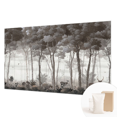 Fototapet la comandă pentru dormitor Maci roșii