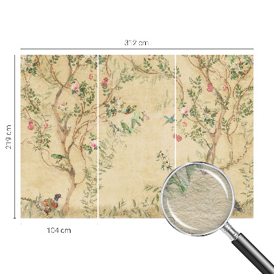 Tapet foto Flamingi roz