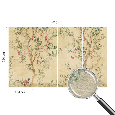 Tapet foto Flamingi roz