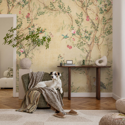 Tapet foto Flamingi roz