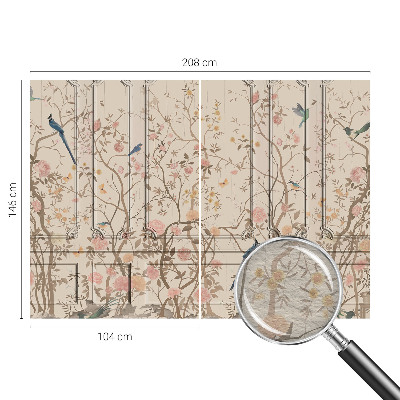 Fototapet modern Idilă florală