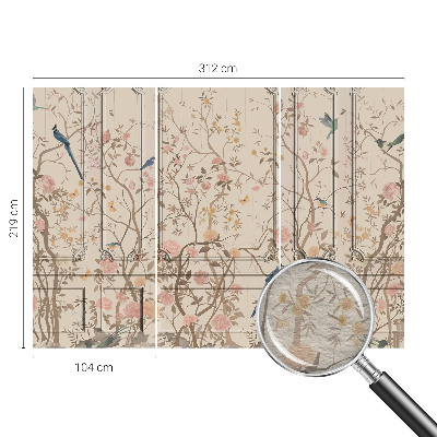 Fototapet modern Idilă florală