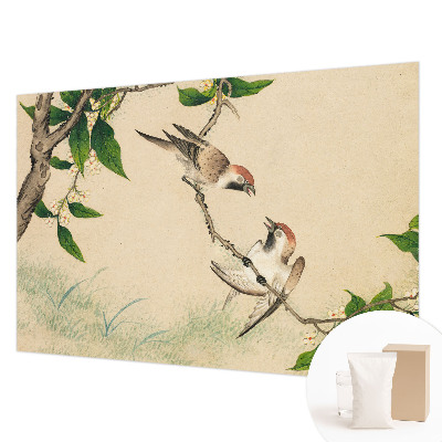 Tapet foto decorativ cu motiv Art Nouveau colorat