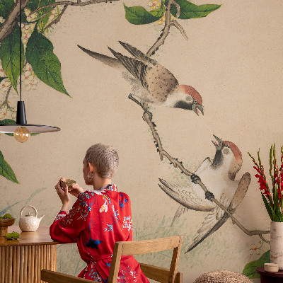 Tapet foto decorativ Art Nouveau colorat