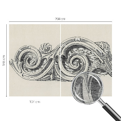 Fototapet pentru dormitor Macarale și munți