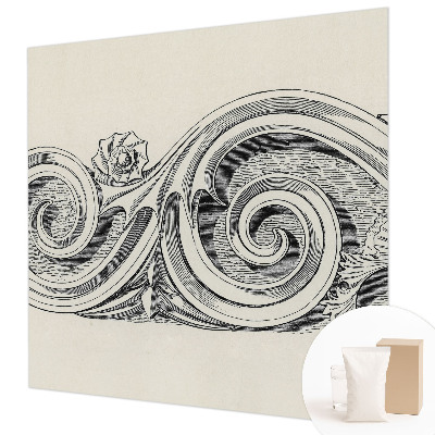 Fototapet pentru dormitor Macarale și munți