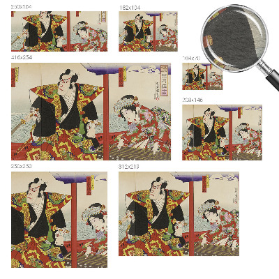 Fototapet vlies pentru living Simetria florală