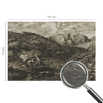 Fototapet modern pentru living Peisaj japonez