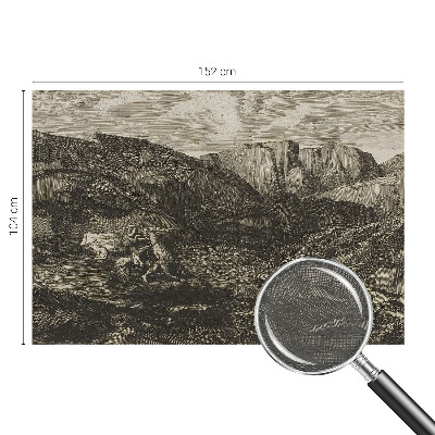 Fototapet modern pentru living Peisaj japonez