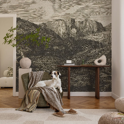 Fototapet modern pentru living Peisaj japonez