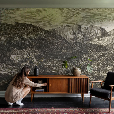 Fototapet modern pentru living Peisaj japonez