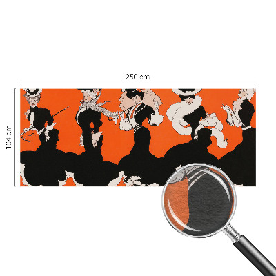 Fototapet la comandă pentru living Subtilitate florală