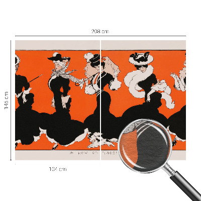 Fototapet la comandă pentru living Subtilitate florală