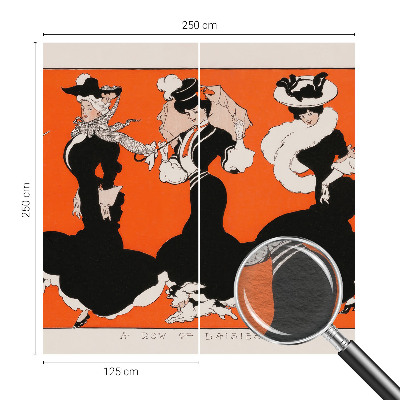 Fototapet la comandă pentru living Subtilitate florală